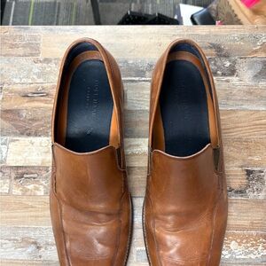 Cole Haan Men's Tan Leather Slip-On Loafers